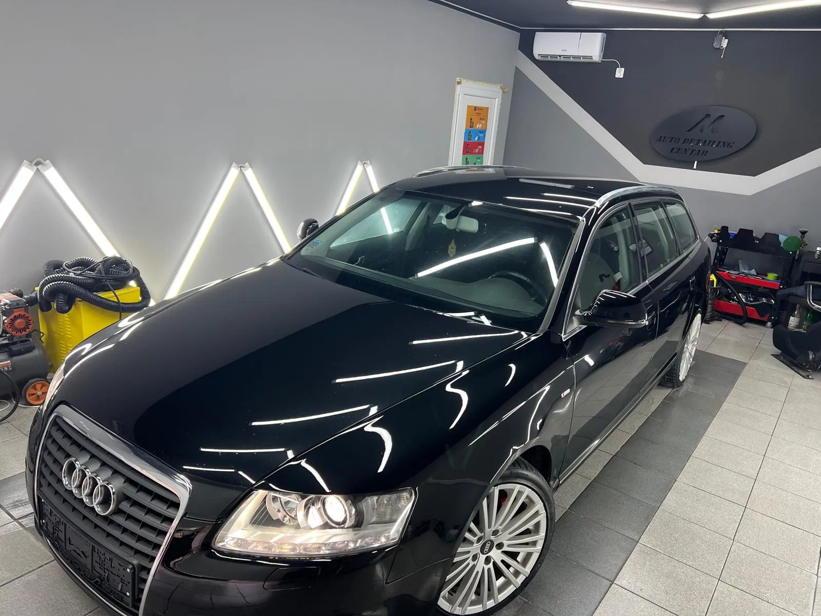 Audi A6 — poliranje laka, rezultat detailinga 1
