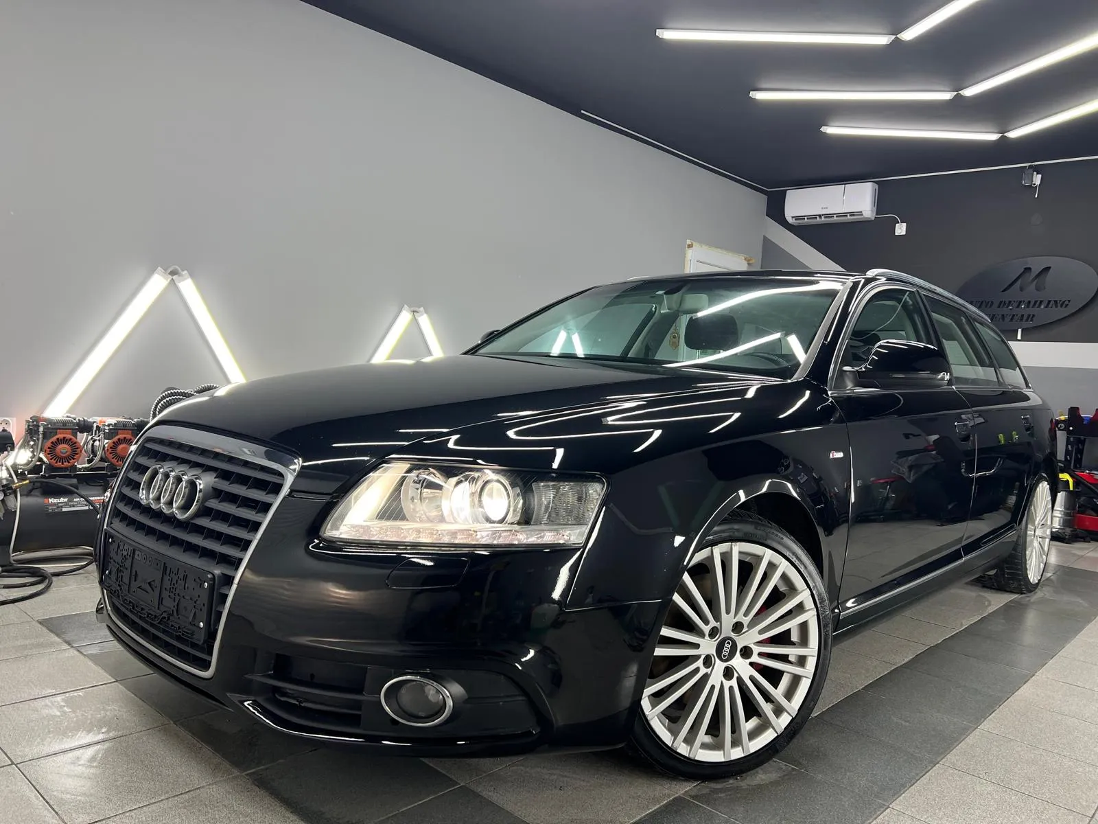 Audi A6 — poliranje laka, rezultat detailinga 2